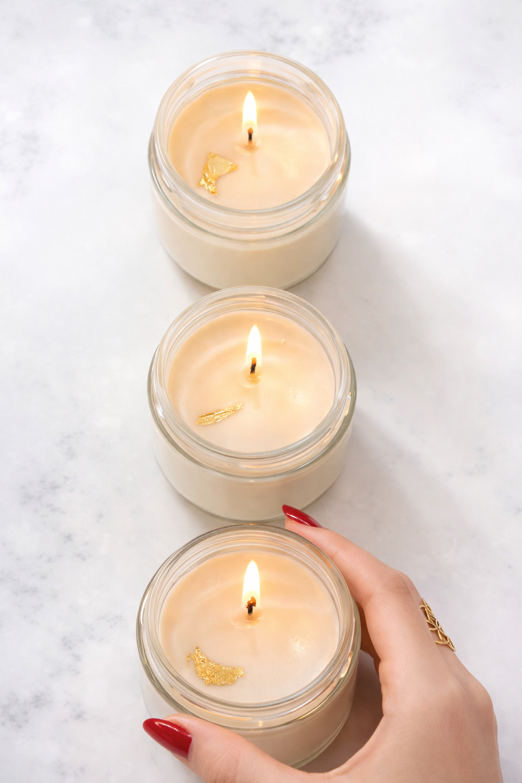 Desk Oasis Candle L | נר פונקציונלי לשולחן עבודה