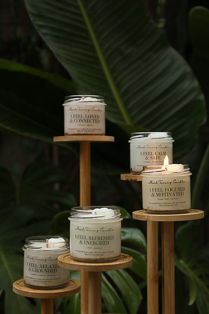 אני מרגישה אהובה ומחוברת | Mood Tuning Candle | I feel loved & connected