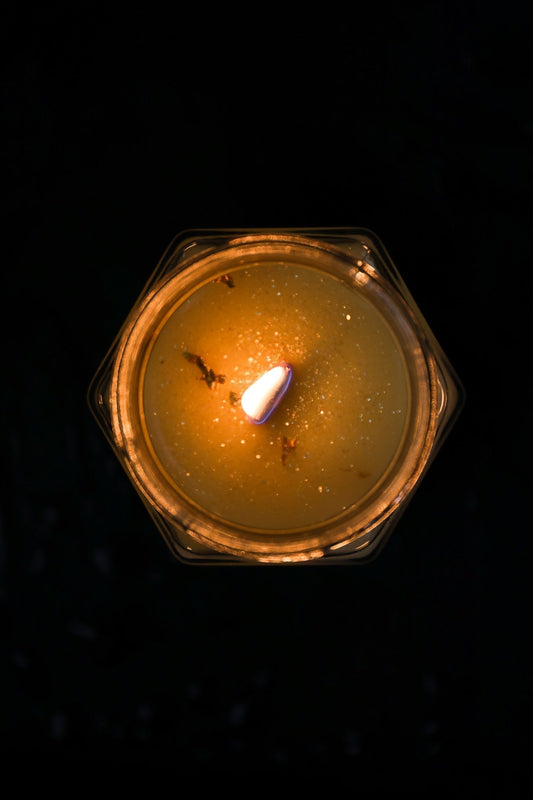 נרות דלעת | Set of 3 Spicy Pumpkin Candles | Orange × Clove