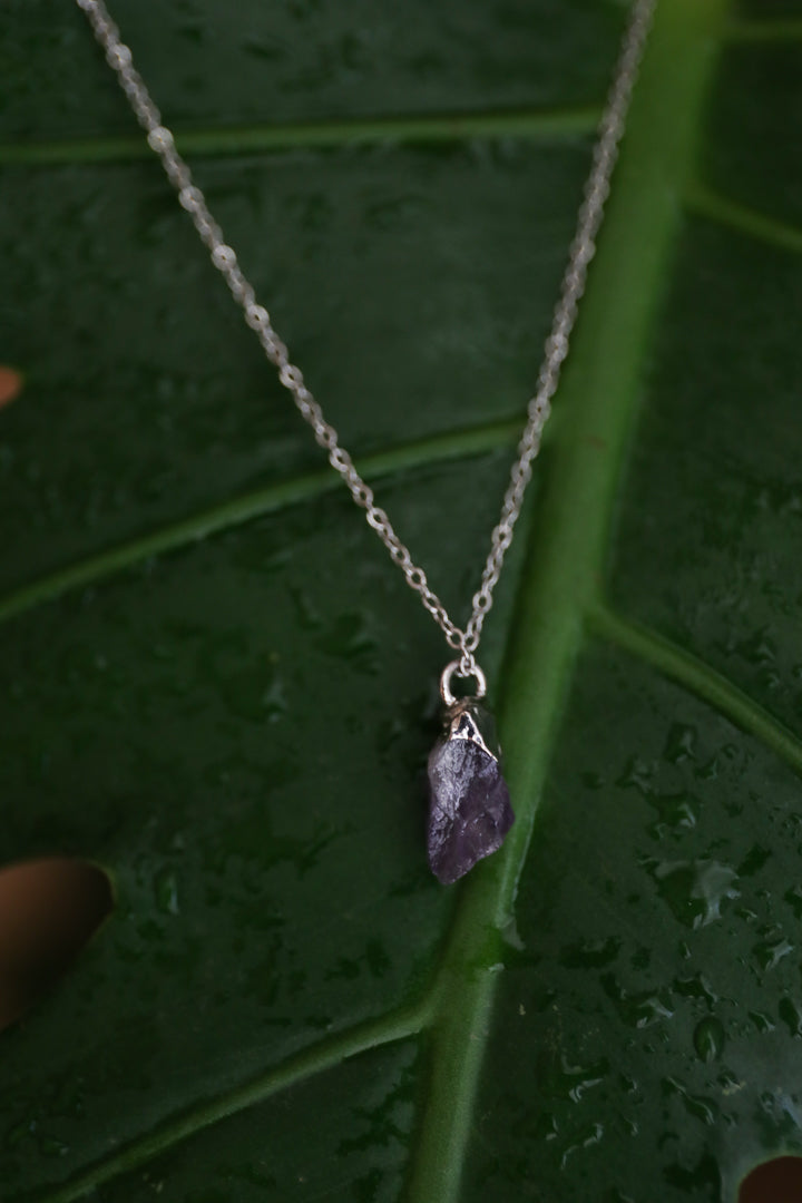 תליון גנסקי אמטיסט | כסף | Amethyst Genseki Pendant | Silver