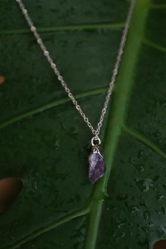 תליון גנסקי אמטיסט | כסף | Amethyst Genseki Pendant | Silver