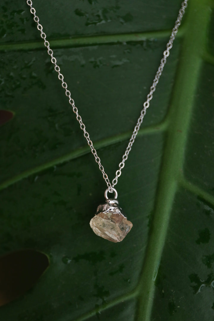 תליון גנסקי סיטרין | כסף | Citrine Genseki Pendant | Silver