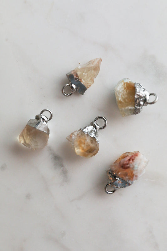 תליון גנסקי סיטרין | כסף | Citrine Genseki Pendant | Silver