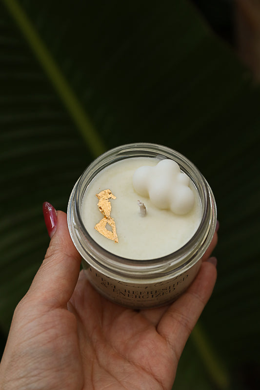 אני מרגישה מתחדשת ומלאת אנרגיה | Mood Tuning Candle | I feel refreshed & energized